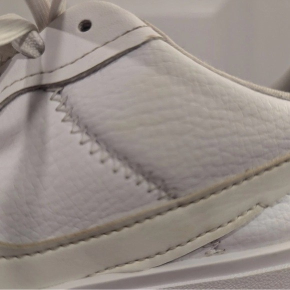 Women's Nike Air Force 1 PLT.AF.ORM Triple White Size 8.5 - Picture 7 of 13